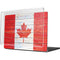 Canada Flag Light Wood MacBook Pro 14in (2021-24) Case plus Skin